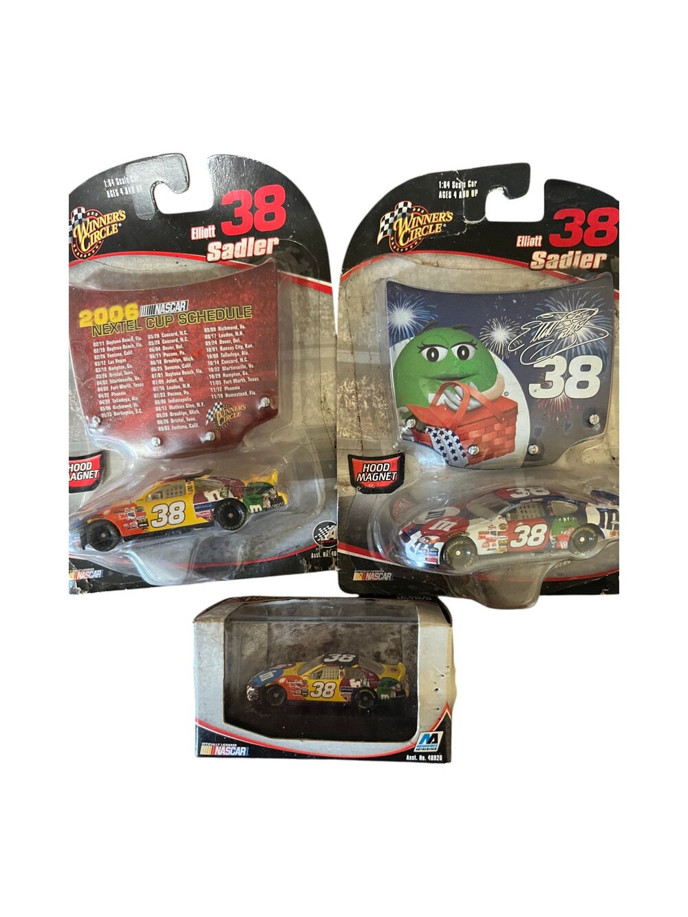 Winner's Circle Elliott Sadler 38 NASCAR 1:64 Scale Diecast Cars 2006/ bundle of